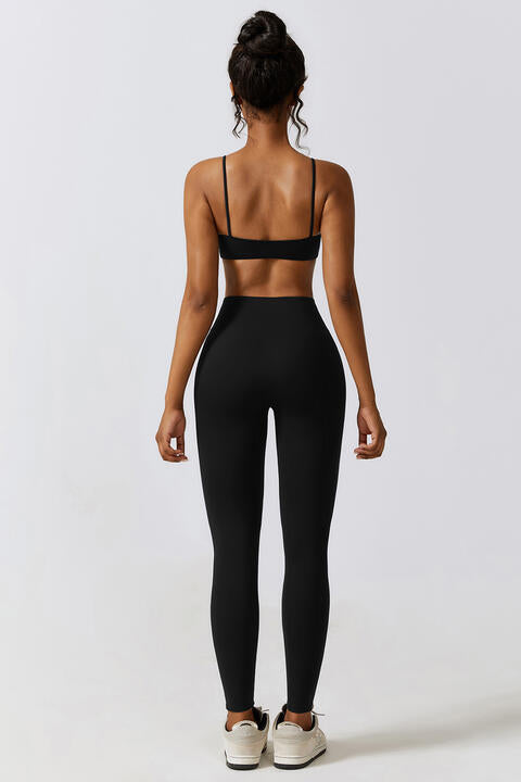 Sports Bra and Leggings Set