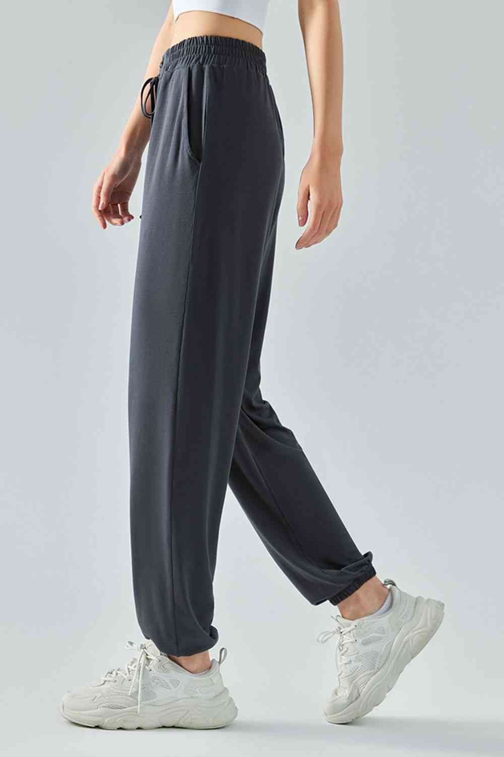 Tie Waist Sports Pants