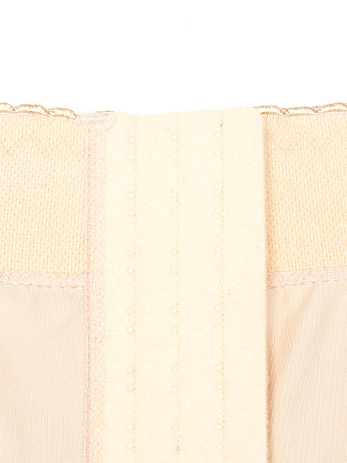 Full Size Lace Detail Hook-and-Eye Shaping Shorts