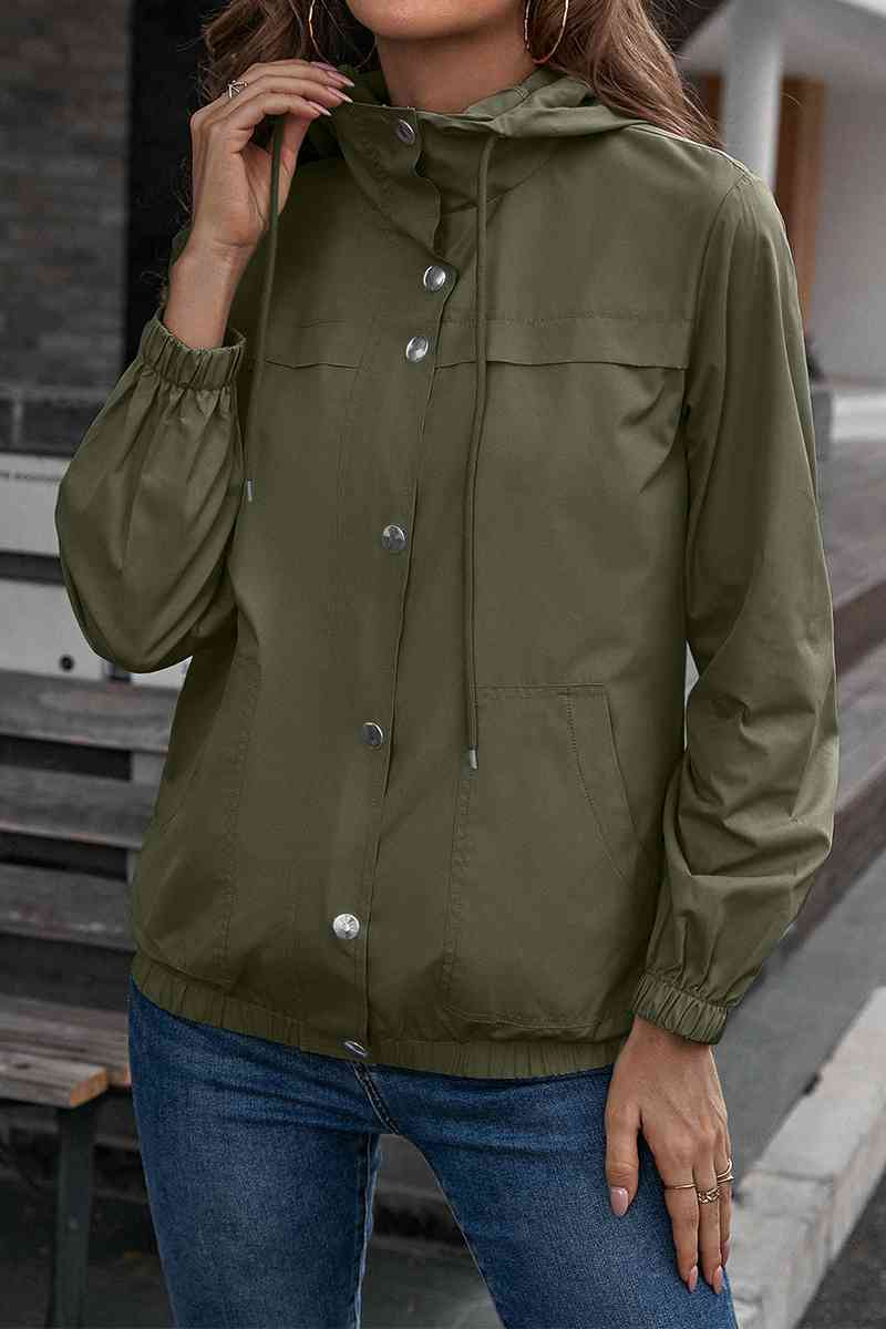 Button-Down Long Sleeve Sports Jacket